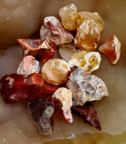 Fire Opal Raw Pieces in Bag