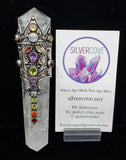 Quartz Chakra Wand (Double Terminated)