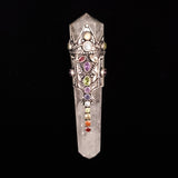 Quartz Chakra Wand (Double Terminated)