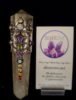 Quartz Chakra Wand (Double Terminated)