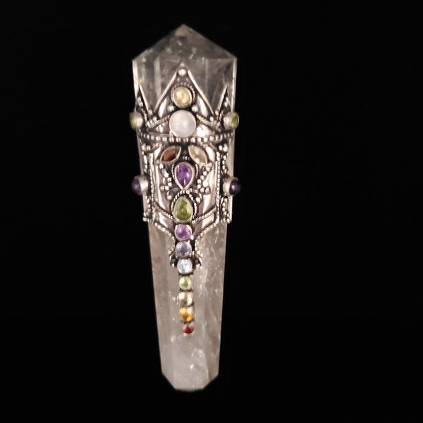 Quartz Chakra Wand (Double Terminated)