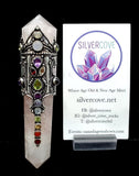 Rose Quartz Chakra Wand (Double Terminated)