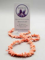 Peach Coral Bead Strands