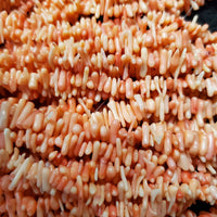 Peach Coral Bead Strands