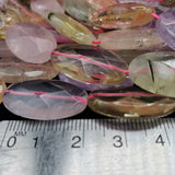 Faceted Multistone Crystal Bead