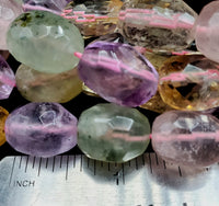 Faceted Multistone Crystal Bead