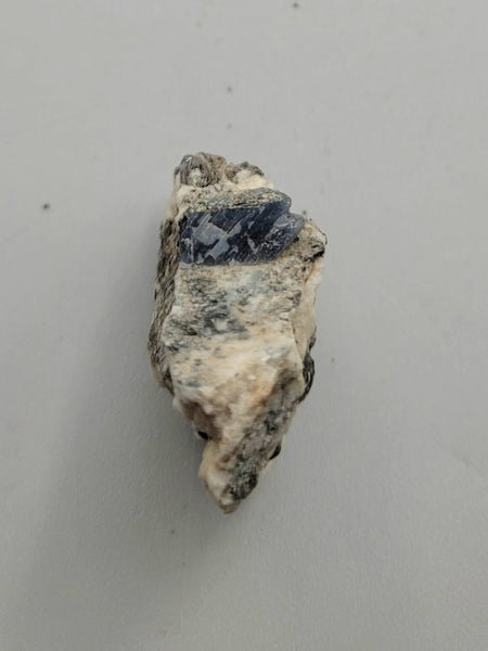 Canadian Sapphire Crystal In Feldspar And Mica Matrix