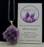 Amethyst Cluster Pendant