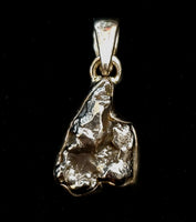 Campa Del Cielo Meteorite Sterling Silver Pendant