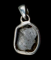 Campa Del Cielo Meteorite Sterling Silver Pendant