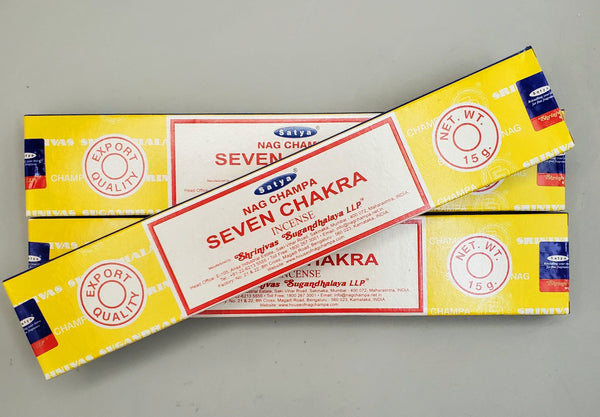 Seven Chakra Incense Sticks