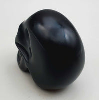 Black Onyx Skull Carving