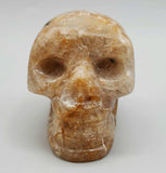 Golden Healer Quartz Skull Carving