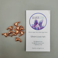 Copper Colored Dolphin Charms (10pc)