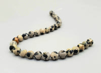 Dalmatian Jasper Bead (6mm Rounds)