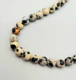 Dalmatian Jasper Bead (4mm Rounds)