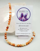 Orange Aventurine Bead Strand