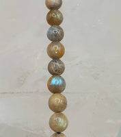 Labradorite 4mm Round Beads