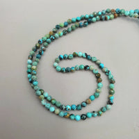 Faceted Turquoise Stone Bead Strands