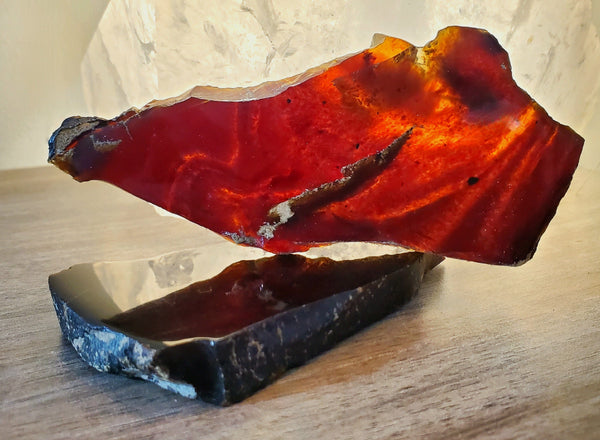 Amber slab