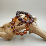 Indonesian Amber Bracelet (12" Round beads)