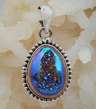 Aura Druzy Pendant