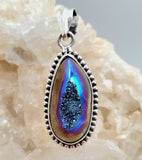 Aura Druzy Pendant