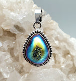 Aura Druzy Pendant