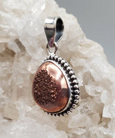 Aura Druzy Pendant