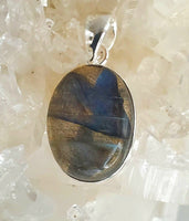 Labradorite in Sterling Silver Pendant