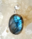 Labradorite in Sterling Silver Pendant