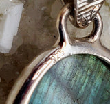 Labradorite in Sterling Silver Pendant