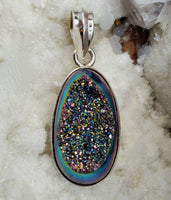 Aura Druzy Pendant