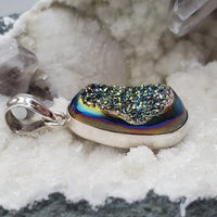 Aura Druzy Pendant