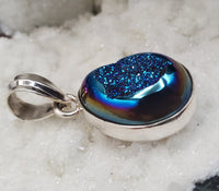 Aura Druzy Pendant