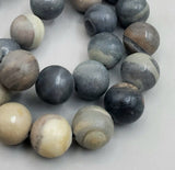 Porcelain Jasper 12mm Round Beads