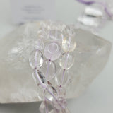 Oval Quartz Bead Strand