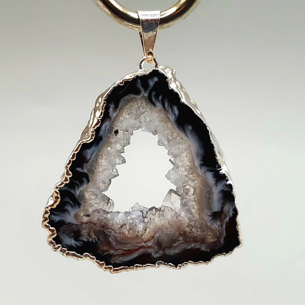 Occo Geode Sterling Silver Pendant