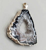 Occo Geode Sterling Silver Pendant