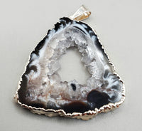 Occo Geode Sterling Silver Pendant