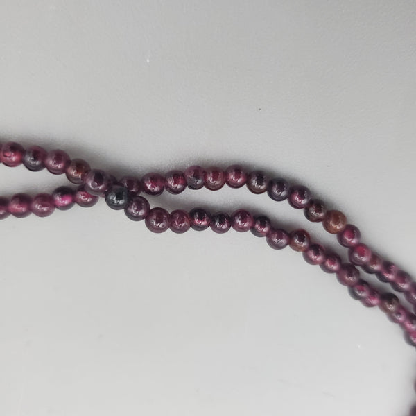 Garnet (2mm) Round Bead Strand