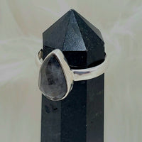 Canadian Sapphire Ring in .925 Sterling Silver (size 7.25)