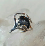 Canadian Sapphire Ring in .925 Sterling Silver (size 6.5)