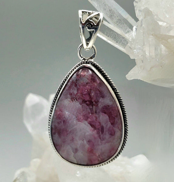 Canadian Rossmenite Pendant set in .925 Sterling Silver