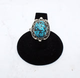 Iranian Turquoise Ring, Size 7