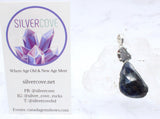 Eye of Odin Sapphire in Sterling Silver Pendant