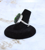 Diopside Sterling Silver Ring (Size 8.75)