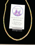 Ethiopian Opal Graduated Rondelle Necklace