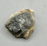 Canadian Sapphire Partial Crystal With Feldspar Edge