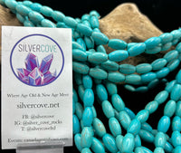 Blue Magnesite Bead Strands